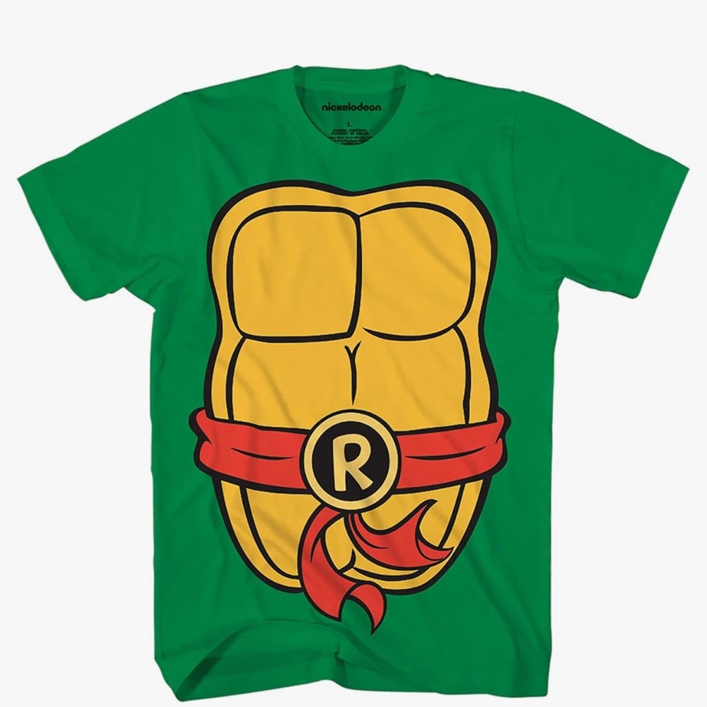 Nickelodeon Green and Yellow Reptile Shell T-Shirt